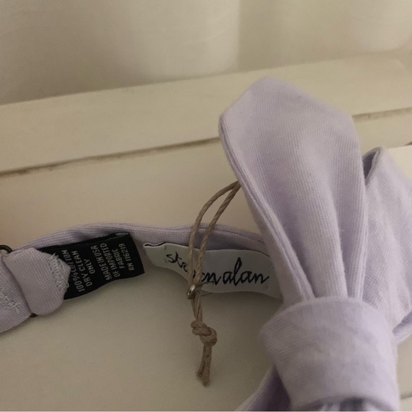 NWT Steven Alan Bowtie Lavender Cotton - Picture 4 of 6